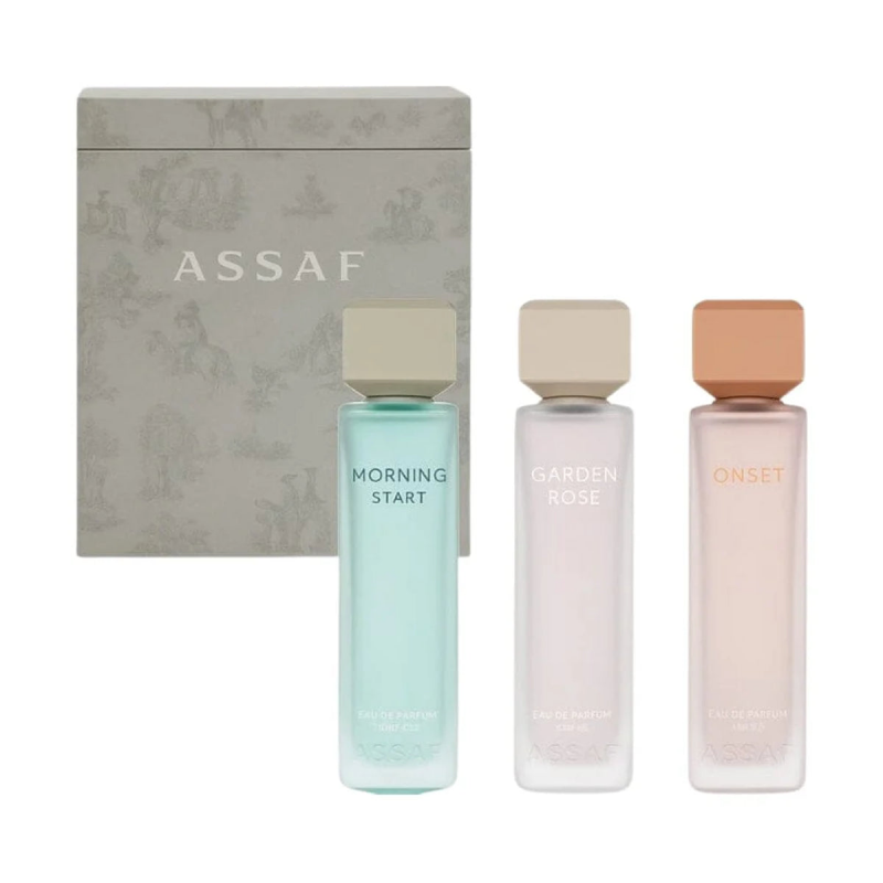 مجموعة عطور عساف الصباحية (3 عطور * 200 مل )