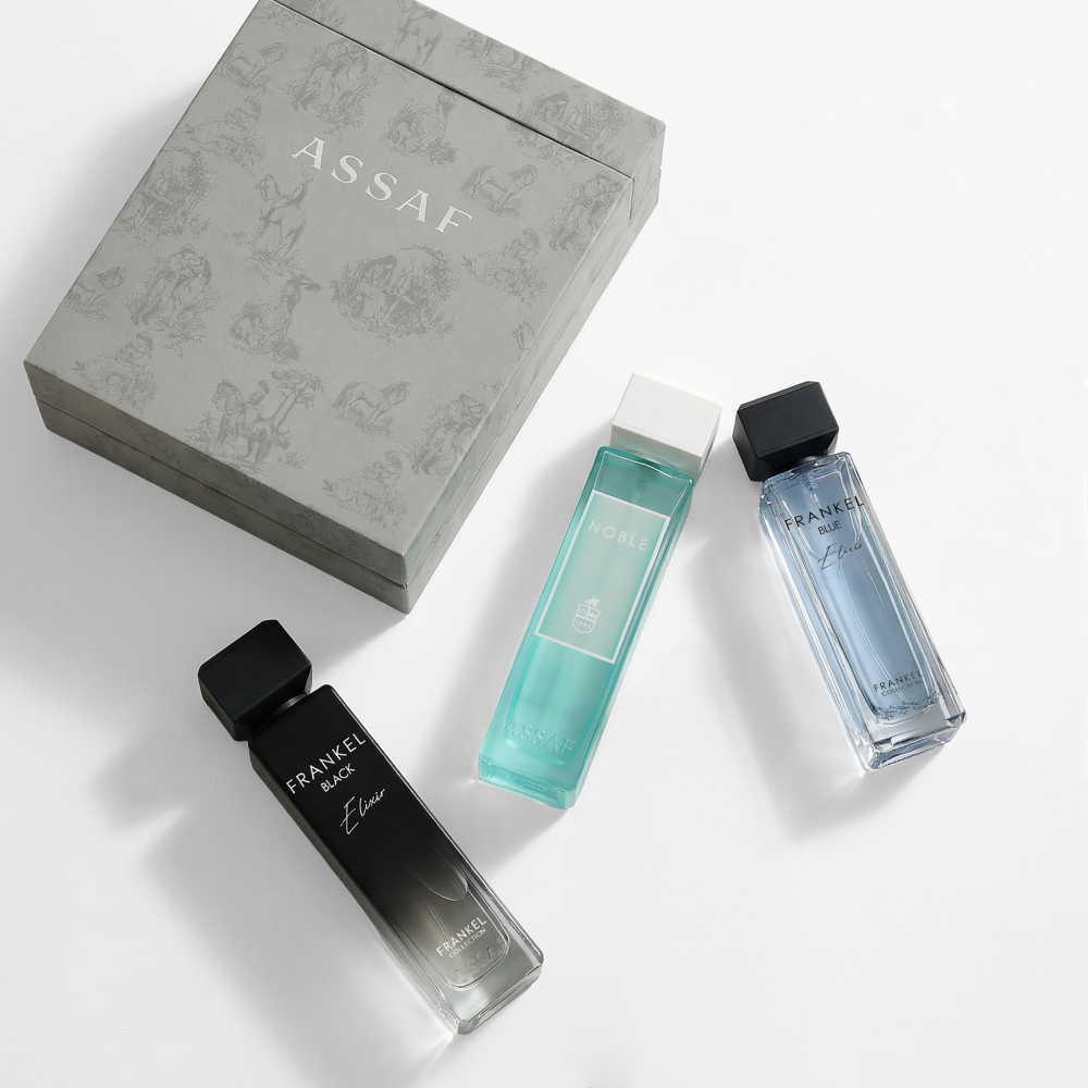 مجموعة فرانكل 3 عطور من عساف للرجال -٢٠٠ مل